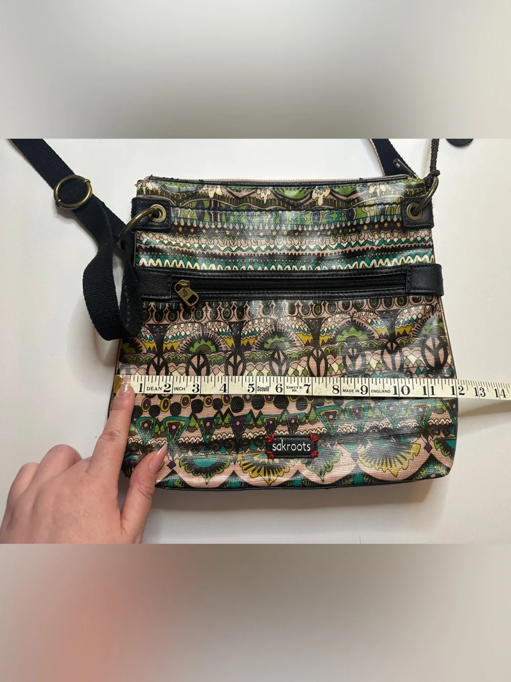 Sakroots Boho Patterned Crossbody Bag